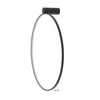 Kinkiet/lampa sufitowa CIRCOLO LED śr. 60cm 21W barwa ciepła 3000K | czarny 10815
