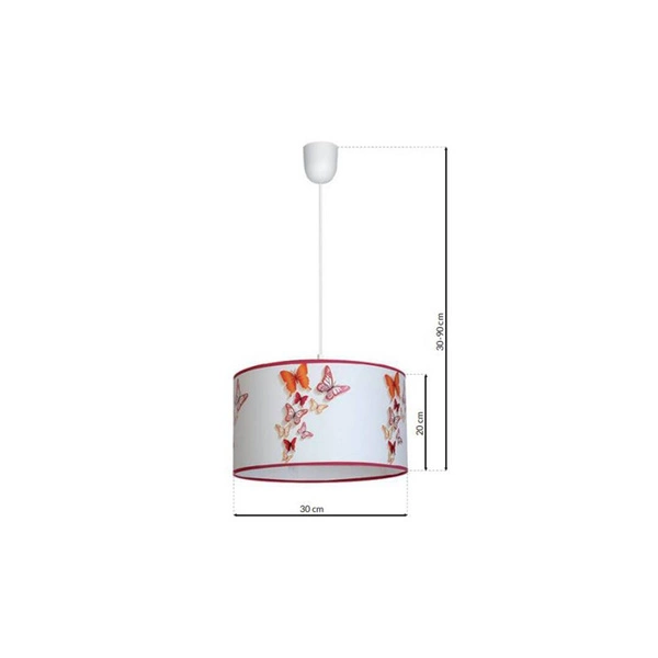 Lampa Wisząca BUTTERFLIES 1xE27 MLP866
