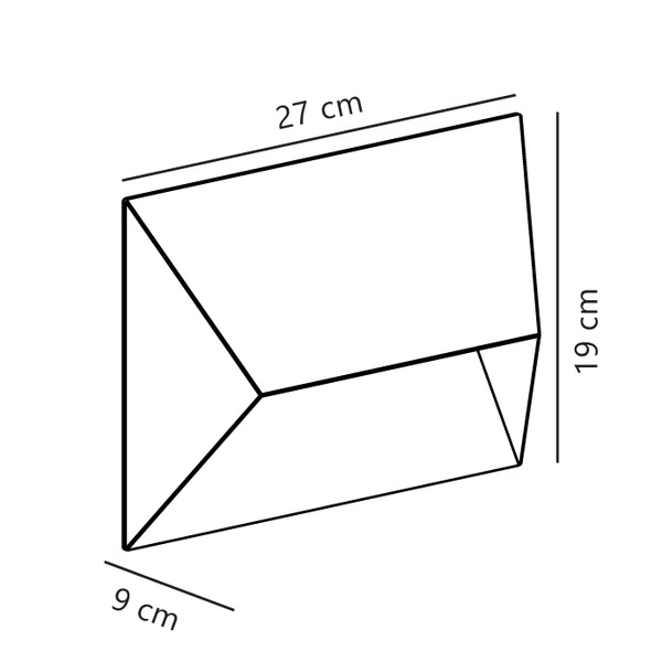 Kinkiet PONTIO GU10 25W Aluminium | Czarny