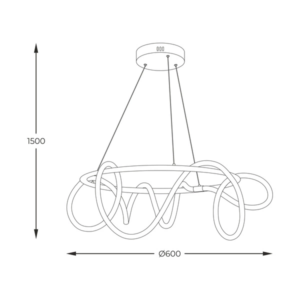 20006PL-GD BALBO LAMPA WISZĄCA ZŁOTA/GOLD
