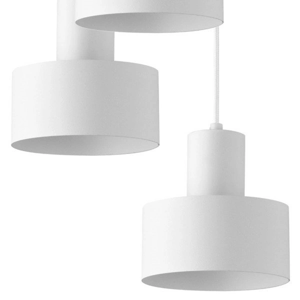 Lampa wisząca RIF biała 3pkt 33cm