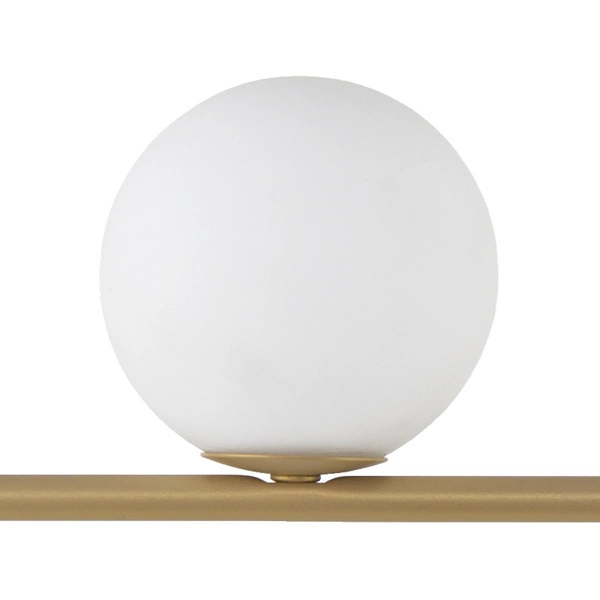 Lampa sufitowa, szklane kule G9 12W GAMA 4 szer. 104cm | złoty