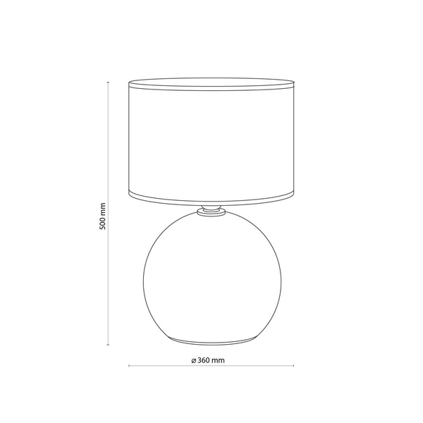 PALLA BLACK LAMPKA NOCNA 1 PŁ 5080