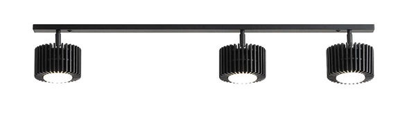 PLAFON TULL 3 (1+2) BLACK