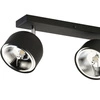 ALTEA BLACK LAMPA SUFITOWA 4 PŁ + ŻARÓWKI 6521