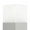 Słupek oświetleniowy zewnętrzny E27 wys. 58cm CUBE CB-530 AL | srebrny