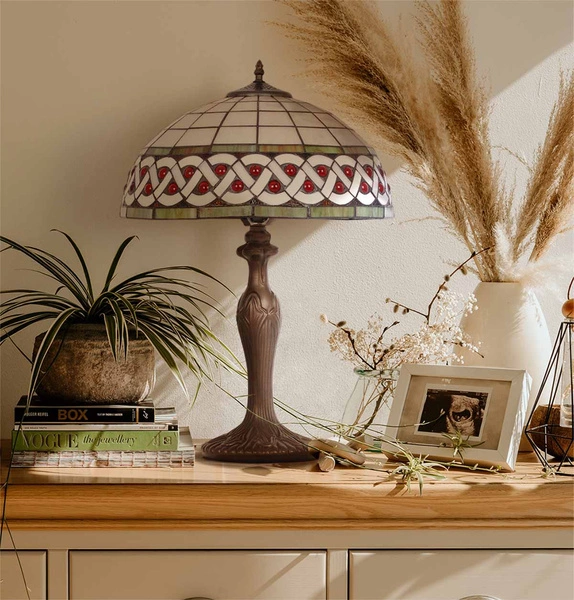 Lampka stołowa / nocna K-G162208 z serii TIFANY