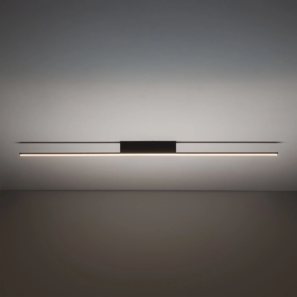 Lampa sufitowa GIAVELLOTTO LED M 25W 3000K 2000lm dług.110.5cm | Czarny 11887