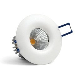 Oprawa wpuszczana MEZO RO 6W ciepła 3000K biały śr. 8,1cm