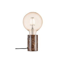Lampa stołowa SIV E27 60W Marmur | Brązowy