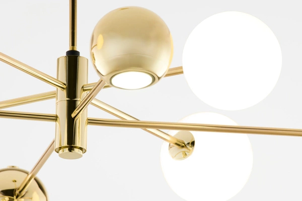 Nowoczesny Żyrandol MOKA wys. 47-69cm 4xG9 4xGU10
14W IP20 | Złoty