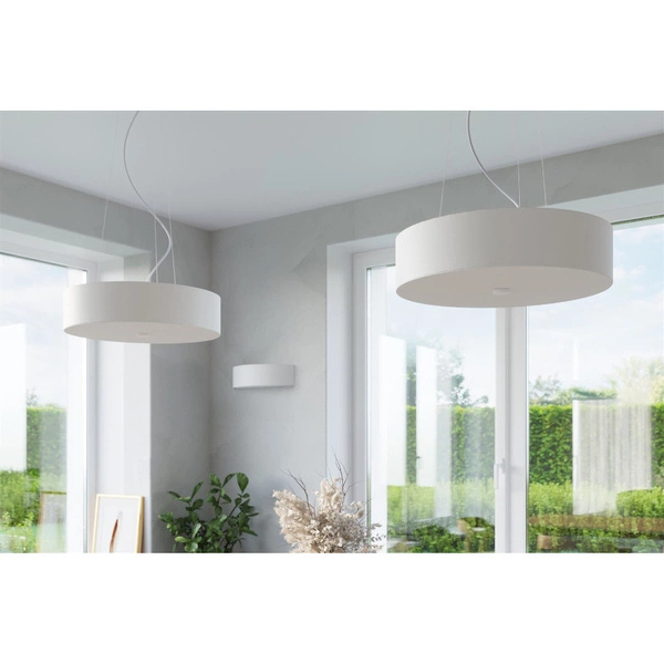 Lampa wisząca SKALA SL.0803, 80cm, biała, 6x60W E27
