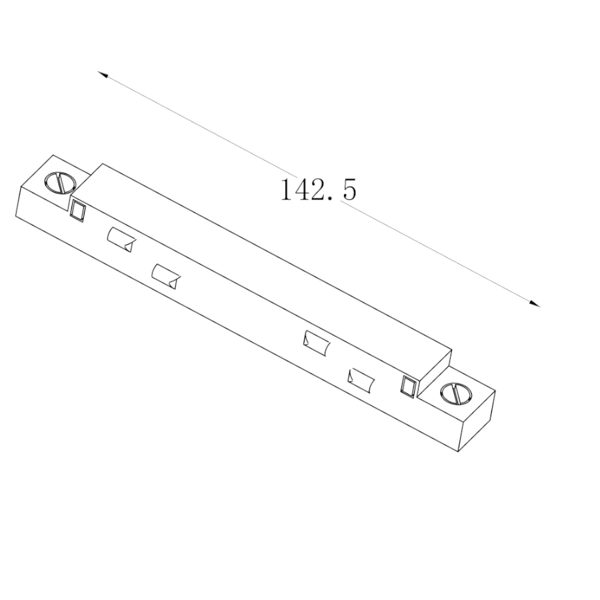 Łącznik wewnętrzny mini LV 897836 | czarny