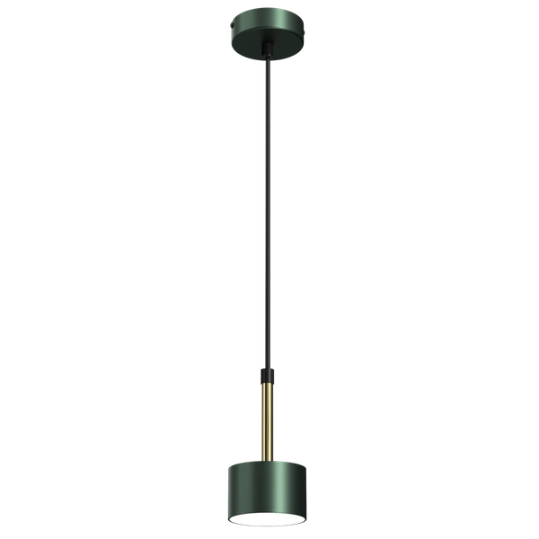 Lampa wisząca ARENA, MLP7766, zielony/złoty, 1x11W GX53