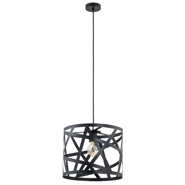 Lampa wisząca ALFA AGAPA CZARNA 1xE27 38cm | 60310