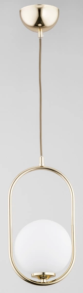 Lampa wisząca ALFA NOVAL M ZŁOTA 1xE14 17cm | 60698