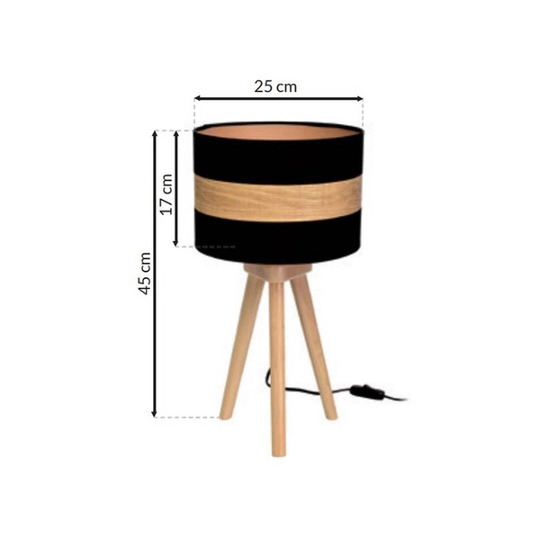 Nowoczesna lampka stołowa TERRA 1xE27 MLP6292