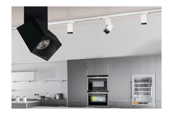 Azzardo SANTOS SQUARE TRACK 3LINE BLACK 3525