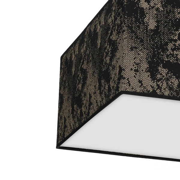 Lampa sufitowa SATINO, czarny/złoty, 2x60W E27, MLP7314