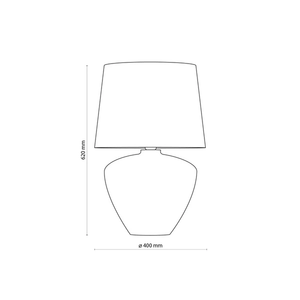 FIORD BLACK LAMPKA NOCNA 1 PŁ 5463