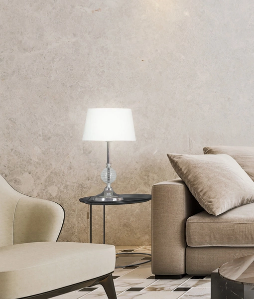 Lampa gabinetowa/stołowa/nocna FERO 41-95046 transparentny 1x60W E27