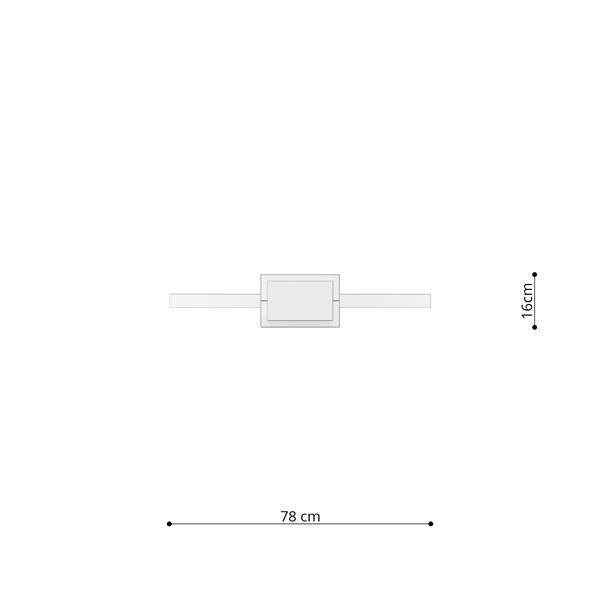 Nowoczesna lampa wisząca RIO 78 LED czarna 50W barwa neutralna 4000K TH.120