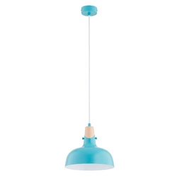 Lampa wisząca ALFA SOLO GEM NIEBIESKA 1xE27 23cm | 61320