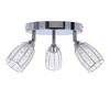 Lampa sufitowa SHIBA, 98-13408, chrom/transparentny, 3x15W G9