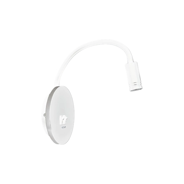 Lampka nocna BASE 8W+2W WHITE ML6353