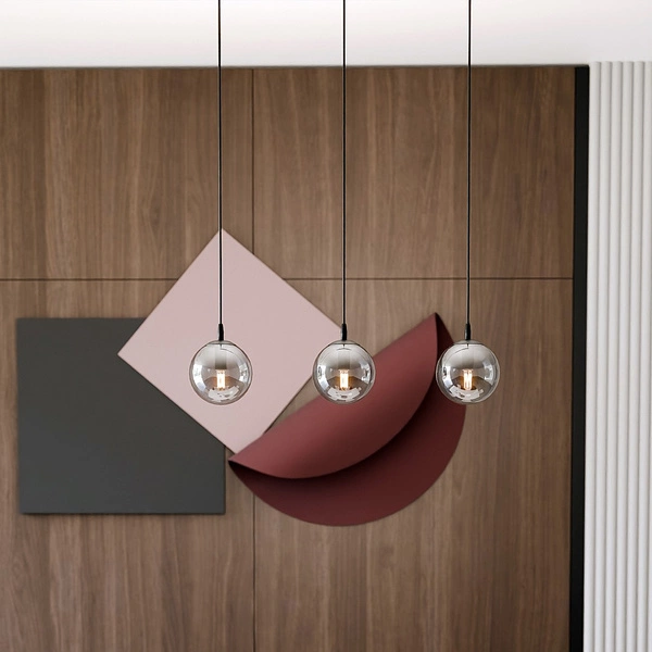 Lampa wisząca Emibig COSMO 3 BL GRAFIT 712/3