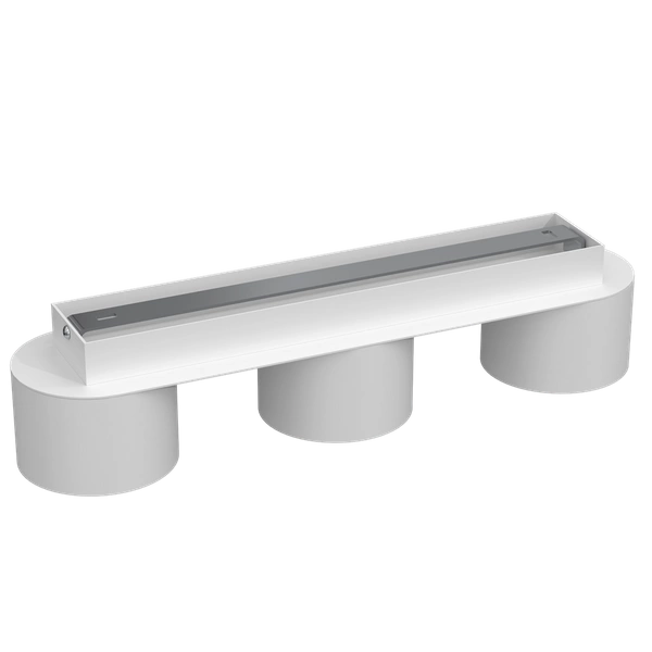 Lampa sufitowa listwa DIXIE WHITE 3x GX53 szer. 30cm | biały