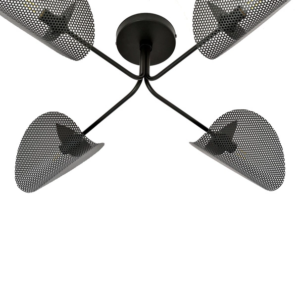 Lampa sufitowa Emibig GOMEZ 4 Czarny oprawa oświetleniowa 1171/4