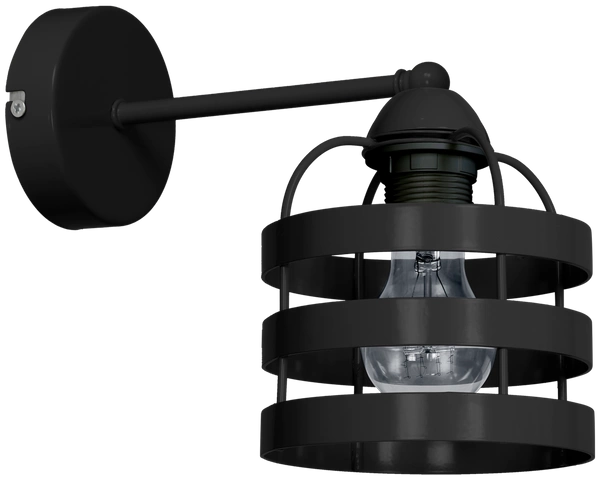 Kinkiet LARS BLACK 1xE27 MLP797