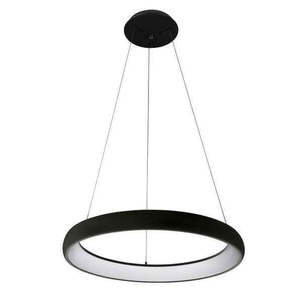 Lampa wisząca Alessia śr. 61cm 50W LED barwa ciepła 3000K | czarny/biały