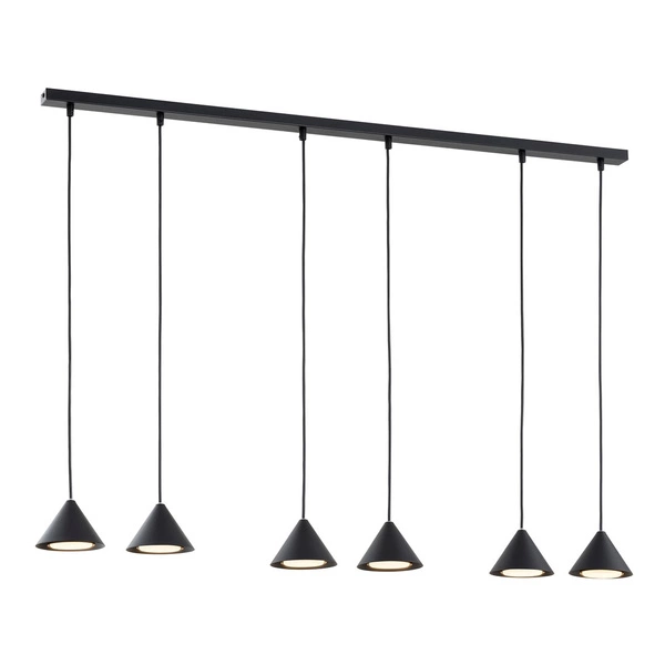 Lampa wisząca Emibig ELIT 6 Czarny 1330/6