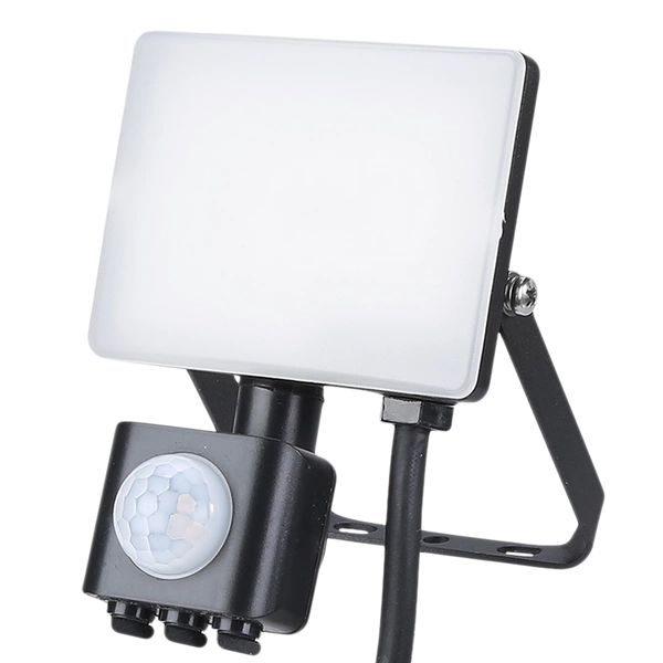 Naświetlacz LED 10W, PIR, 950lm, 5000K, EKN9017
