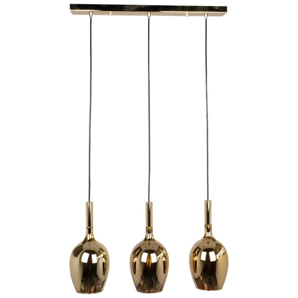 Lampa wisząca LUGANO, złota, 3x40W E14, ML8816