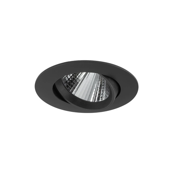 Lampa podtynkowa EGINA LED szer. 11cm 10W barwa neutralna 4000K | czarny 10554