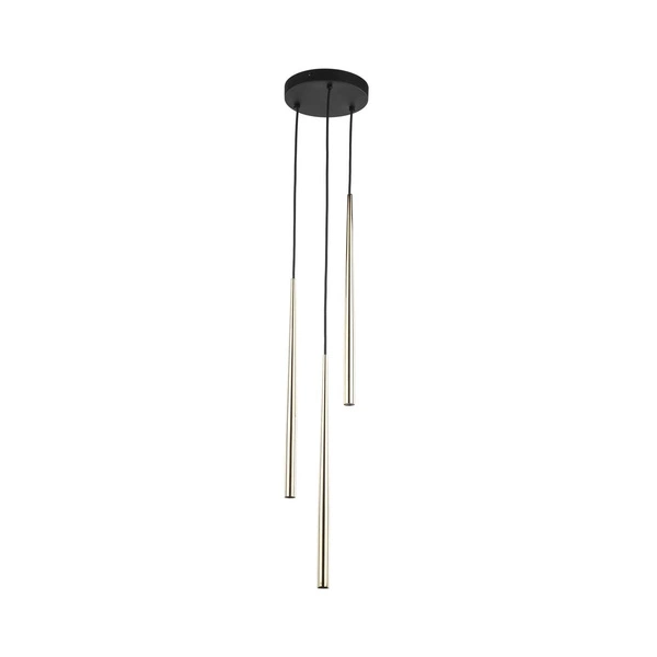 PIANO BLACK GOLD LAMPA WISZACA 3 10117