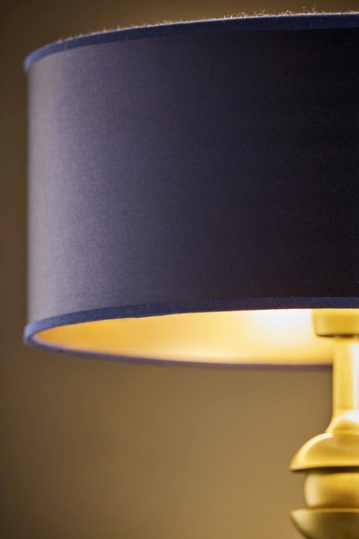 Klasyczna Lampa biurkowa KASZMIR wys. 54cm 1xE27 15W IP20 | złoty połysk