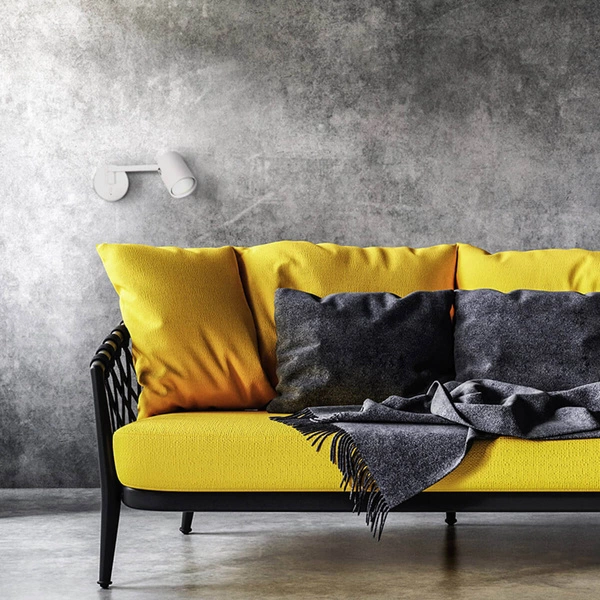 Kinkiet z wysięgnikiem Snow, biały, 1x40W GU10