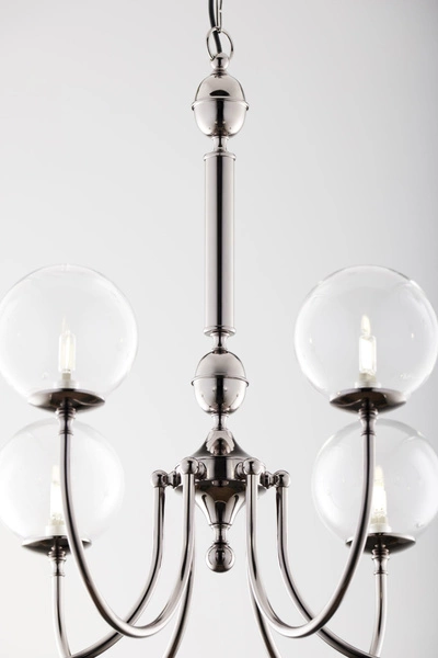 Nowoczesny Żyrandol BRILLANTE wys. 105cm 6xG9 14W IP20 | Czarny