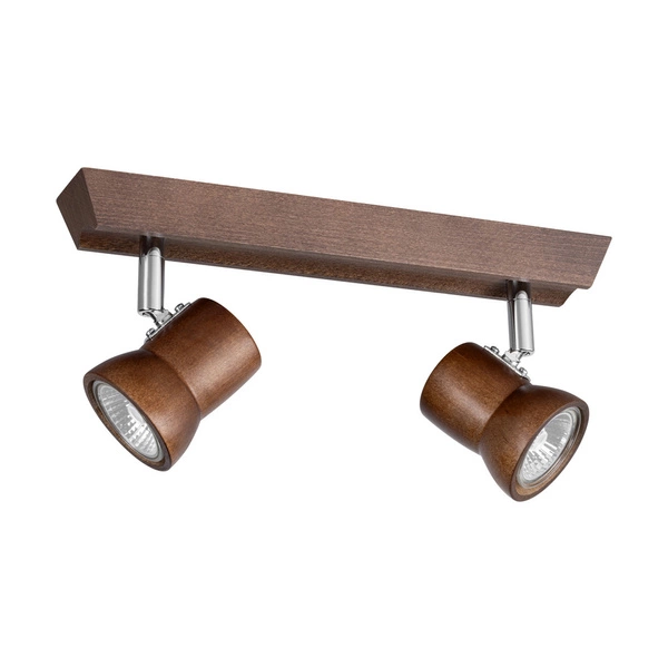 Lampa sufitowa Venla w zestawie 2xLED GU10 5W Drewno bukowe orzechowe 2434276