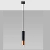 Lampa wisząca LOOPEZ 1 czarny/miedź SL.0946