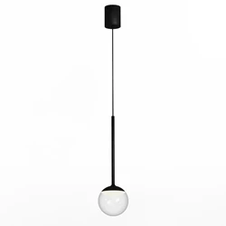 Lampa Wisząca Orra 1xLED czarna PL0105-BK