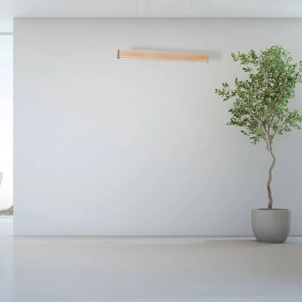 Lampa wisząca TIMBER, naturalne drewno, 12W LED, barwa ciepła 3000K, MLP567