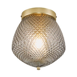 Lampa sufitowa ORBIFORM E27 40W Szkło | Mosiądz