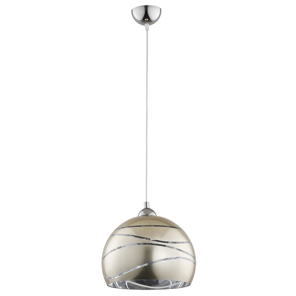 Lampa wisząca ALFA NARVI CHROM 1xE27 30cm | 60424