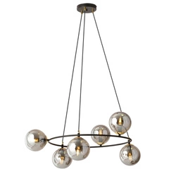 Lampa wisząca Emibig AZURA 6 BL GRAFIT 1294/6