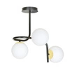 Lampa sufitowa Emibig RAGNAR 3 Czarny GOLD 1032/3